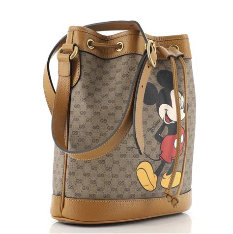 gucci disney shopping bag|mickey mouse Gucci bag grey.